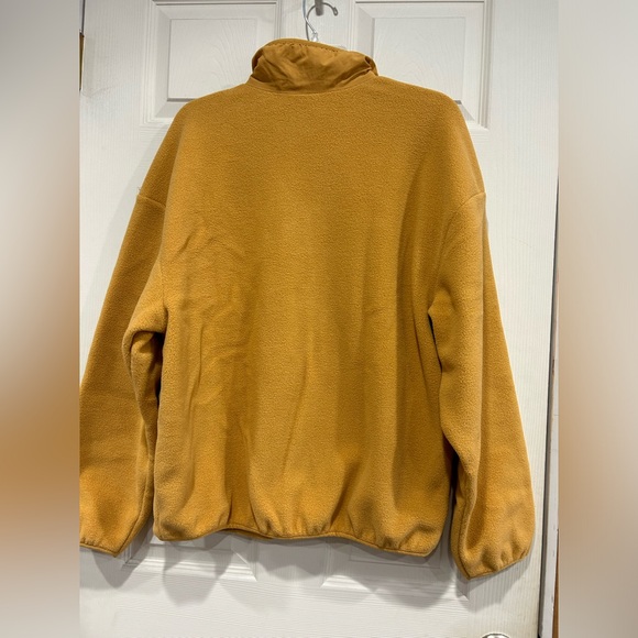 Patagonia Women's M Medium Synchilla Jacket Dried Mango Yellow Orange NWT Fleece - Picture 5 of 11